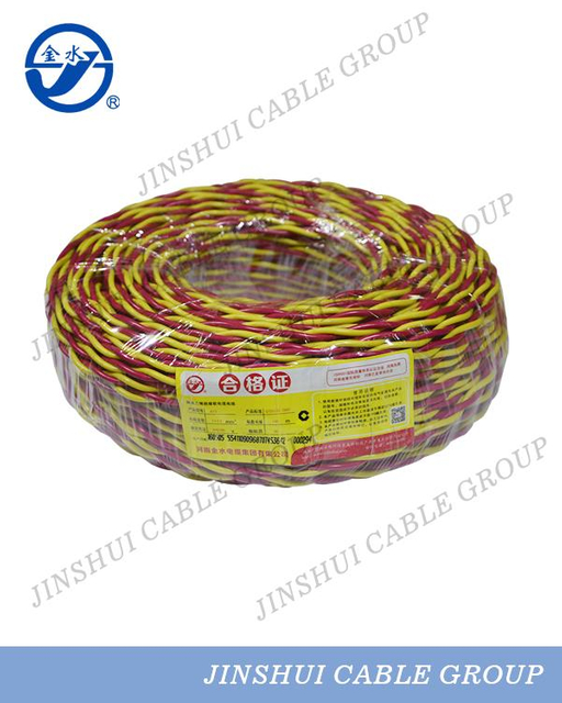 Fil flexible à joint torsadé isolé en cuivre PVC