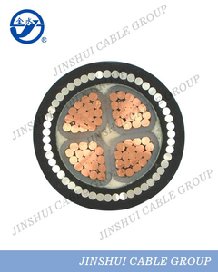 Câble d'alimentation blindé isolé XLPE à 4 conducteurs-1