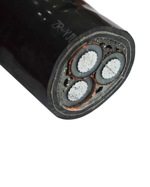 Câble d'alimentation blindé ignifuge XLPE 1