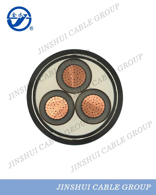 Câble d'alimentation blindé à isolation XLPE à 3 conducteurs