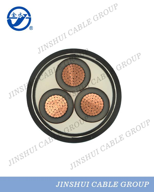 Câble d'alimentation blindé à isolation XLPE à 3 conducteurs